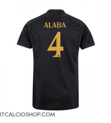 Real Madrid David Alaba #4 Terza Maglia 2023-24 Manica Corta